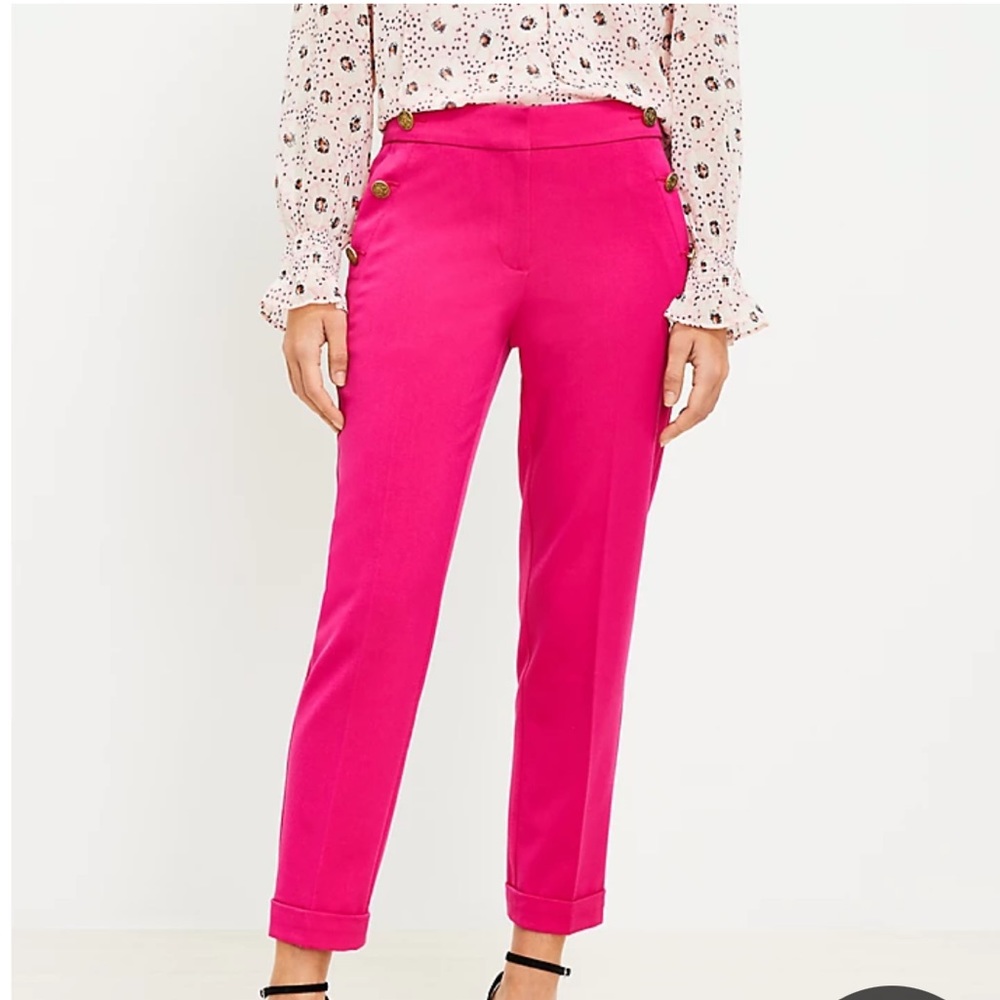 LOFT Slim Sailor Pant size 8